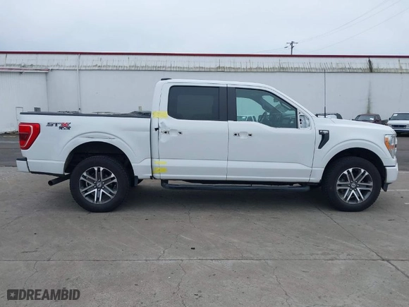 2021 Ford F-150 XL with VIN 1FTEW1EP3MFC51453, listed as a IAAI auction lot 41821215 with 174,326 mi miles. Bid and sale history available at carsss.com. Image 14.