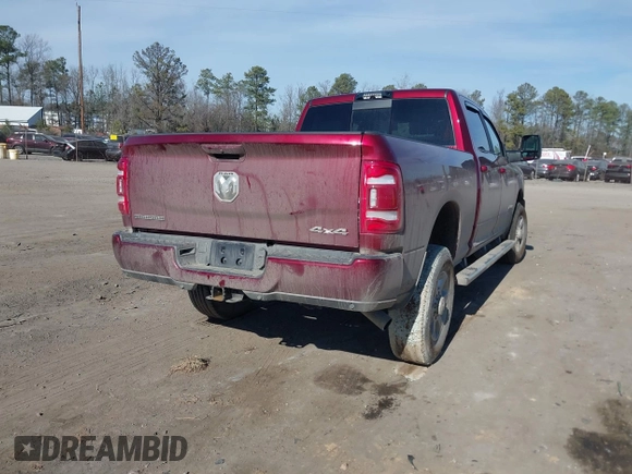 2024 Ram 2500 Big Horn with VIN 3C6UR5DJ2RG335705, listed as a IAAI auction lot 41400752 with 6,335 mi miles. Bid and sale history available at carsss.com. Image 4.