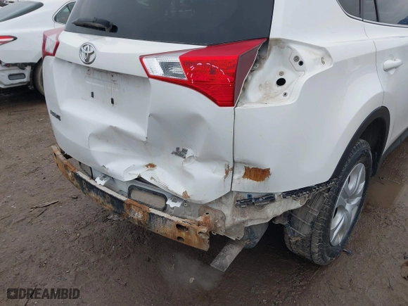 2014 Toyota RAV4 LE with VIN JTMBFREVXEJ002811, listed as a IAAI auction lot 41701317 with 93,032 mi miles. Bid and sale history available at carsss.com. Image 6.