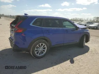 2024 Honda CR-V EX-L with VIN 7FARS3H75RE002348, listed as a Copart auction lot 49587955 with 13,081 mi miles and Salvage Title. Bid and sale history available at DreamBid. Image 3.