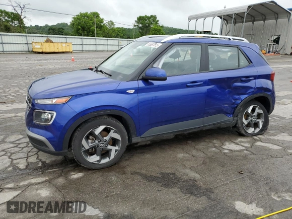 2023 Hyundai Venue Limited with VIN KMHRC8A33PU244326, listed as a Copart auction lot 55687515 with 9,973 mi miles and Salvage title. Bid and sale history available at DreamBid. Image 1.