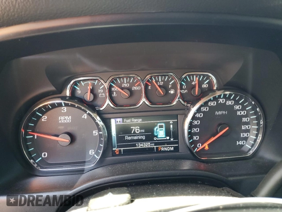 2014 Chevrolet Silverado 1500 LT with VIN 1GCRCREC0EZ112192, listed as a Copart auction lot 52505805 with 134,325 mi miles and Salvage Title. Bid and sale history available at DreamBid. Image 9.