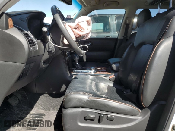 2017 Nissan Armada SL with VIN JN8AY2NC3H9502475, listed as a Copart auction lot 68148464 with 92,440 mi miles and Salvage Title. Bid and sale history available at carsss.com. Image 7.