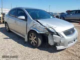 2012 Nissan Sentra 2.0 SR with VIN 3N1AB6AP8CL611613, listed as a IAAI auction lot 41608980 with 120,741 mi miles. Bid and sale history available at carsss.com. Image 1.