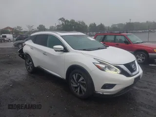 2015 Nissan Murano SL z VIN 5N1AZ2MH1FN270660, wystawiony jako IAAI lot #42241168 z przebiegiem 187 426 mil mil oraz . Historia ofert i sprzedaży dostępna na DreamBid. Obrazek 1.