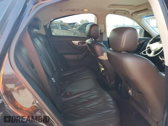 2010 Infiniti FX with VIN JN8AS1MW9AM856785, listed as a Copart auction lot 63583555 with 241,400 mi miles and Salvage title. Bid and sale history available at DreamBid. Image 11.