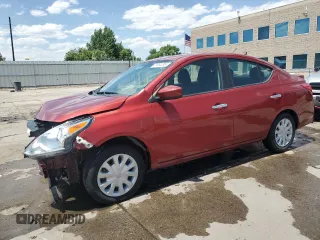 2016 Nissan Versa S with VIN 3N1CN7AP7GL842160, listed as a Copart auction lot 61683295 with 60,600 mi miles and Salvage title. Bid and sale history available at DreamBid. Image 1.