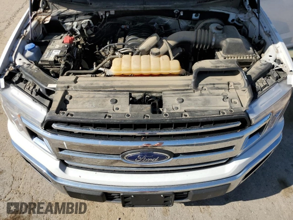 2018 Ford F-150 XL with VIN 1FTEW1C53JKF43575, listed as a Copart auction lot 53321125 with 79,707 mi miles and Salvage title. Bid and sale history available at DreamBid. Image 11.