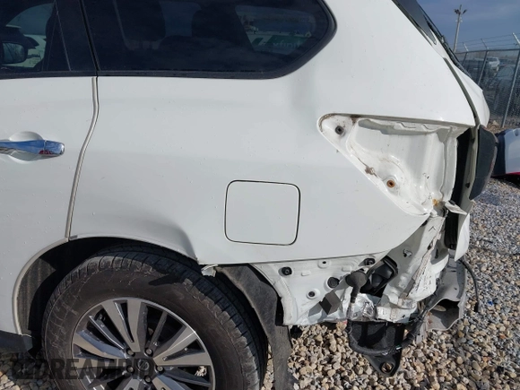 2019 Nissan Pathfinder SV with VIN 5N1DR2MM8KC622441, listed as a IAAI auction lot 41865931 with 80,013 mi miles. Bid and sale history available at carsss.com. Image 21.