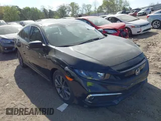 2019 Honda Civic Sedan EX with VIN JHMFC1F39KX000533, listed as a IAAI auction lot 41968080 with 47,120 mi miles. Bid and sale history available at carsss.com. Image 1.