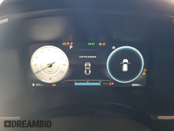 2021 Hyundai Santa Fe Calligraphy with VIN 5NMS5DAL0MH364340, listed as a Copart auction lot 44924695 with 48,324 mi miles and Salvage title. Bid and sale history available at DreamBid. Image 9.