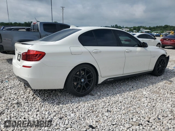 2016 BMW 5 Series 535i xDrive with VIN WBA5B3C57GG259768, listed as a Copart auction lot 63640625 with 97,584 mi miles and Salvage title. Bid and sale history available at DreamBid. Image 3.