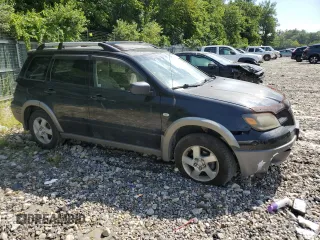 2003 Mitsubishi Outlander XLS with VIN JA4LZ41G03U033545, listed as a Copart auction lot 68009764 with 155,548 mi miles and Salvage Title. Bid and sale history available at carsss.com. Image 4.
