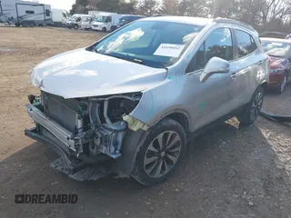 2017 Buick Encore Essence with VIN KL4CJCSB5HB143630, listed as a IAAI auction lot 41699092 with 73,557 mi miles and . Bid and sale history available at carsss.com. Image 18.