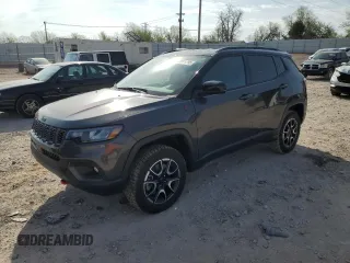 2024 Jeep Compass Trailhawk with VIN 3C4NJDDN7RT156682, listed as a Copart auction lot 50811795 with 8,088 mi miles and Salvage title. Bid and sale history available at DreamBid. Image 1.