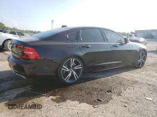 2020 Volvo S90 R-Design with VIN LVYA22MT9LP149719, listed as a Copart auction lot 65997543 with 21,229 mi miles. Bid and sale history available at carsss.com. Image 3.