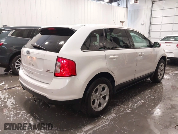 2013 Ford Edge SEL with VIN 2FMDK3J96DBA07187, listed as a IAAI auction lot 41783712 with 139,582 mi miles. Bid and sale history available at carsss.com. Image 4.