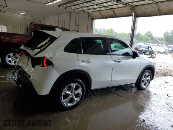 2023 Honda HR-V LX with VIN 3CZRZ2H36PM720315, listed as a Copart auction lot 61372745 with 35,531 mi miles and Salvage title. Bid and sale history available at DreamBid. Image 3.