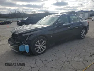2015 Infiniti Q50 Premium z VIN JN1BV7ARXFM418246, wystawiony jako Copart lot #44890175 z przebiegiem 144 269 mil mil oraz Szkody całkowita. Historia ofert i sprzedaży dostępna na DreamBid. Obrazek 1.