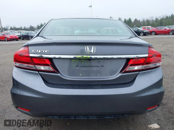 2014 Honda Civic Sedan LX with VIN 2HGFB2F53EH541941, listed as a IAAI auction lot 42033294 with 104,006 mi miles. Bid and sale history available at carsss.com. Image 17.