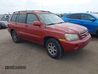 2003 Toyota Highlander z VIN JTEGD21A530059437, wystawiony jako IAAI lot #42054863 z przebiegiem 201 274 mil mil oraz . Historia ofert i sprzedaży dostępna na DreamBid. Obrazek 1.