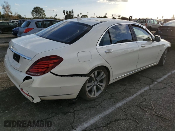 2017 Mercedes-Benz S 550e with VIN WDDUG6DBXHA296233, listed as a Copart auction lot 41799505 with 103,424 mi miles and Clean Title. Bid and sale history available at DreamBid. Image 3.