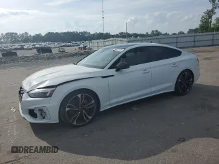 2024 Audi S5 Sportback Premium Plus z VIN WAUC4CF55RA027124, wystawiony jako Copart lot #54320385 z przebiegiem 2 825 mil mil oraz Szkoda całkowita • Salvage title. Historia ofert i sprzedaży dostępna na DreamBid. Obrazek 1.