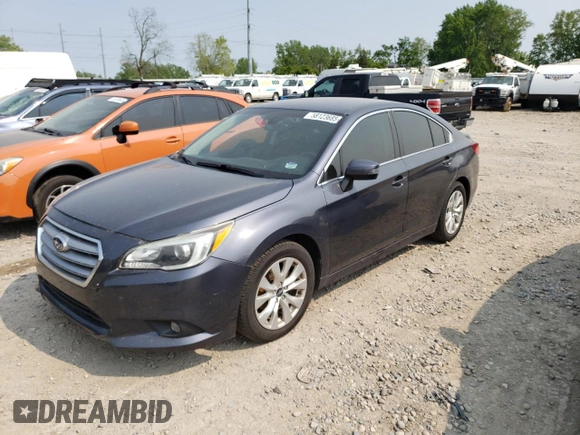 2017 Subaru Legacy Premium with VIN 4S3BNAF64H3022766, listed as a Copart auction lot 58123685 with Not provided miles and Salvage title. Bid and sale history available at DreamBid. Image 1.