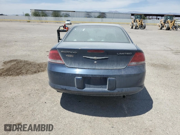 2005 Chrysler Sebring z VIN 1C3EL66R35N707954, wystawiony jako Copart lot #58872565 z przebiegiem 72 198 mil mil oraz Czysty tytuł • Clean title. Historia ofert i sprzedaży dostępna na DreamBid. Obrazek 6.