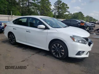 2017 Nissan Sentra S with VIN 3N1AB7AP3HY217131, listed as a Copart auction lot 54165124 with 93,407 mi miles and Salvage Title. Bid and sale history available at DreamBid. Image 4.