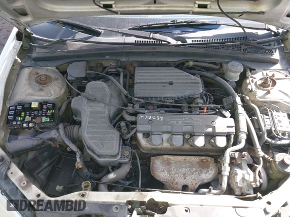 2004 Honda Civic EX with VIN 2HGES26824H574322, listed as a IAAI auction lot 41563129 with 179,397 mi miles. Bid and sale history available at carsss.com. Image 10.