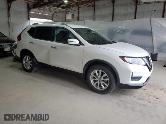 2017 Nissan Rogue SL with VIN JN8AT2MT5HW131045, listed as a Copart auction lot 49632295 with 75,601 mi miles and Salvage Title. Bid and sale history available at DreamBid. Image 4.