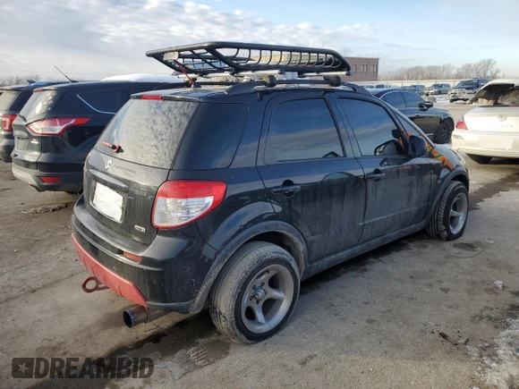 2007 Suzuki SX4 with VIN JS2YB413375112114, listed as a Copart auction lot 88748045 with 208,722 mi miles and Salvage Title. Bid and sale history available at carsss.com. Image 3.