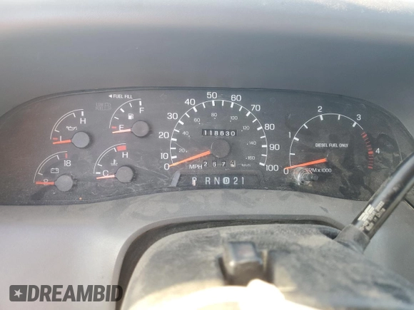 1999 Ford Super Duty F-250 XL with VIN 1FTNW21F6XEC74075, listed as a Copart auction lot 52581155 with 118,630 mi miles and Salvage Title. Bid and sale history available at carsss.com. Image 9.