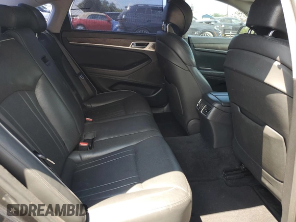 2018 Genesis G80 3.8L with VIN KMHGN4JE2JU253277, listed as a Copart auction lot 65352795 with 127,802 mi miles and Clean title. Bid and sale history available at DreamBid. Image 10.
