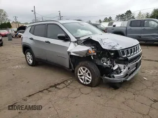 2018 Jeep Compass Sport с VIN 3C4NJDAB0JT100209, выставлен на аукционе Copart как лот 53946635 с пробегом 84 881 миль миль и Списание • Salvage title. История ставок и продаж доступна на DreamBid. Изображение 14.