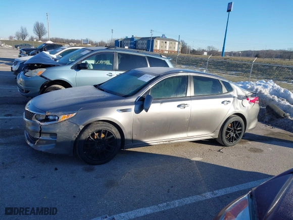 2018 Kia Optima S with VIN 5XXGT4L30JG179241, listed as a IAAI auction lot 41351789 with 176,813 mi miles. Bid and sale history available at carsss.com. Image 15.