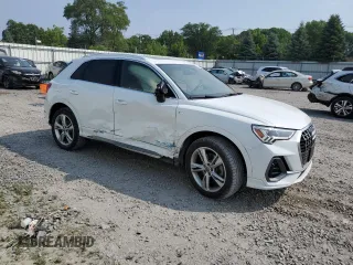 2019 Audi Q3 S line Premium Plus with VIN WA1EECF3XK1071434, listed as a Copart auction lot 58988474 with 36,064 mi miles and Salvage Title. Bid and sale history available at carsss.com. Image 4.