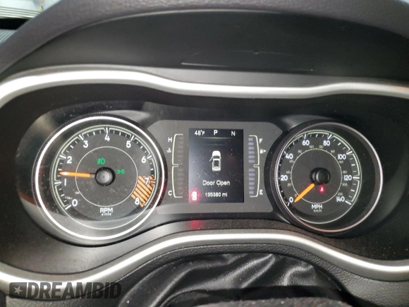 2015 Jeep Cherokee Latitude with VIN 1C4PJMCS1FW601438, listed as a Copart auction lot 48332875 with 135,380 mi miles and Salvage Title. Bid and sale history available at DreamBid. Image 9.