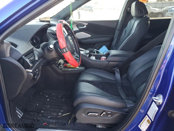 2023 Acura RDX w/A-Spec Package with VIN 5J8TC1H64PL008325, listed as a Copart auction lot 78928504 with 0 mi miles and Salvage Title. Bid and sale history available at carsss.com. Image 7.