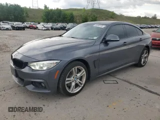 2017 BMW 4 Series 440i xDrive with VIN WBA4E5C57HG189060, listed as a Copart auction lot 58996195 with 107,871 mi miles and Salvage title. Bid and sale history available at DreamBid. Image 1.
