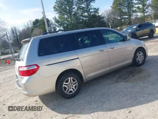2007 Honda Odyssey EX-L with VIN 5FNRL38697B456356, listed as a IAAI auction lot 41587139 with 194,544 mi miles. Bid and sale history available at carsss.com. Image 4.