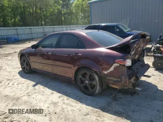 2008 Mazda 6 i Sport VE with VIN 1YVHP80C285M22738, listed as a Copart auction lot 52025935 with 281,656 mi miles and Salvage Title. Bid and sale history available at carsss.com. Image 2.