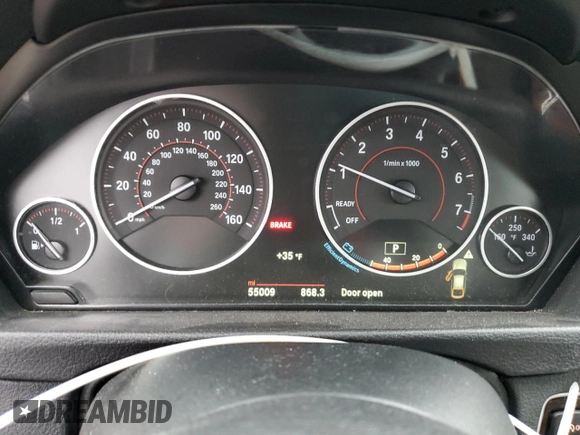 2017 BMW 3 Series 330i xDrive with VIN WBA8Z9C5XHG452896, listed as a Copart auction lot 42036405 with 55,009 mi miles and Clean Title. Bid and sale history available at carsss.com. Image 9.