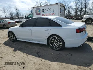 2018 Audi A6 Sport with VIN WAUF3AFCXJN064105, listed as a Copart auction lot 49224245 with 76,656 mi miles and Salvage Title. Bid and sale history available at carsss.com. Image 2.