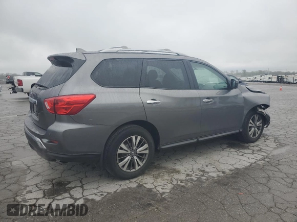 2019 Nissan Pathfinder S with VIN 5N1DR2MN8KC639149, listed as a Copart auction lot 51819025 with 80,056 mi miles and Salvage title. Bid and sale history available at DreamBid. Image 3.