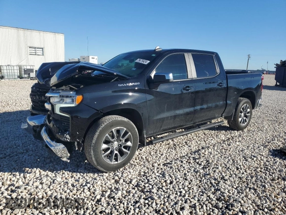 2023 Chevrolet Silverado 1500 LT with VIN 1GCPACED3PZ332383, listed as a Copart auction lot 79475424 with 24,833 mi miles and Salvage Title. Bid and sale history available at DreamBid. Image 1.