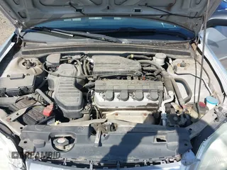 2003 Honda Civic LX with VIN 2HGES16593H500880, listed as a IAAI auction lot 42119663 with 79,716 mi miles. Bid and sale history available at carsss.com. Image 10.