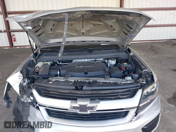 2020 Chevrolet Colorado 4WD Work Truck with VIN 1GCGTBEN3L1215909, listed as a IAAI auction lot 42591564 with 45,369 mi miles and . Bid and sale history available at DreamBid. Image 10.