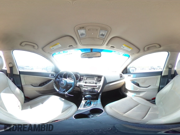 2015 Kia Optima EX with VIN 5XXGN4A73FG386892, listed as a Copart auction lot 52632605 with 208,223 mi miles and Salvage Title. Bid and sale history available at carsss.com. Image 14.